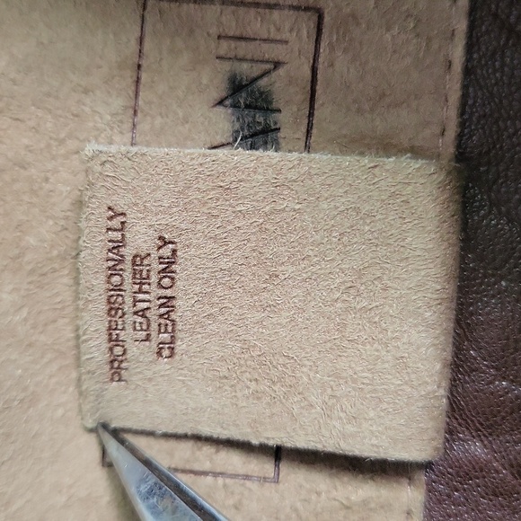 Vintage Cezani Brown Leather Bomber Jacket - Picture 9 of 10